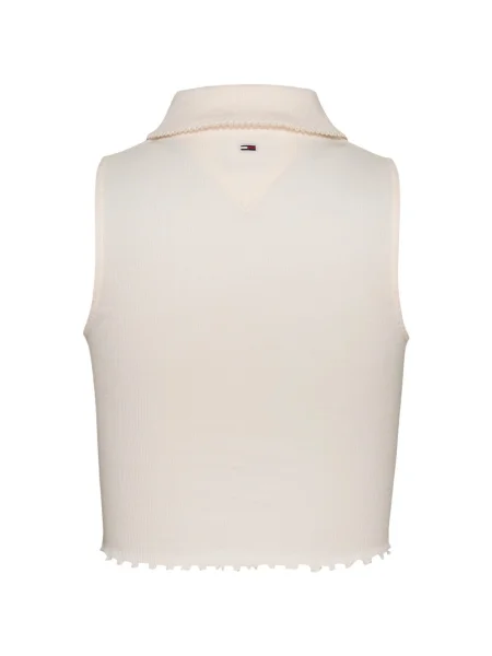 Top Tommy Jeans béžová