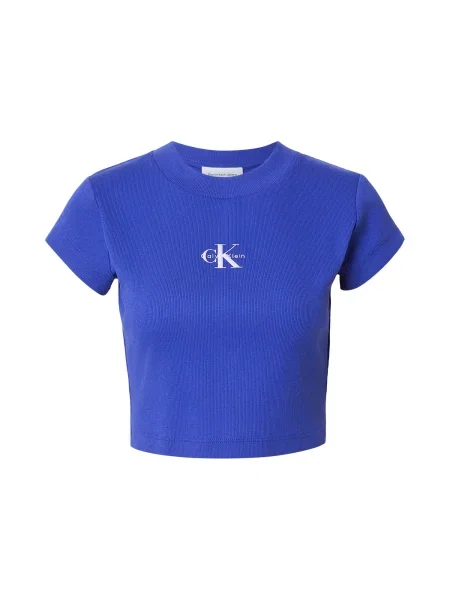 Calvin Klein Jeans Majica / svijetloplava / bijela plava