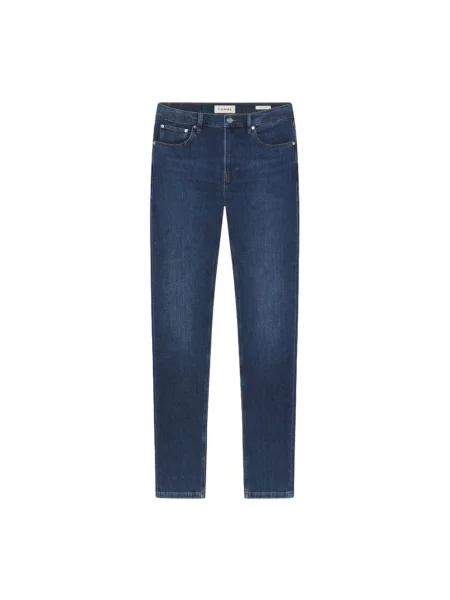 Jeansy straight leg Frame niebieskie