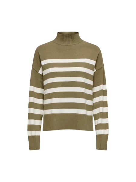 Sweter z dzianiny o kroju regular fit z mieszanki model ‘BARI’ Only czarny