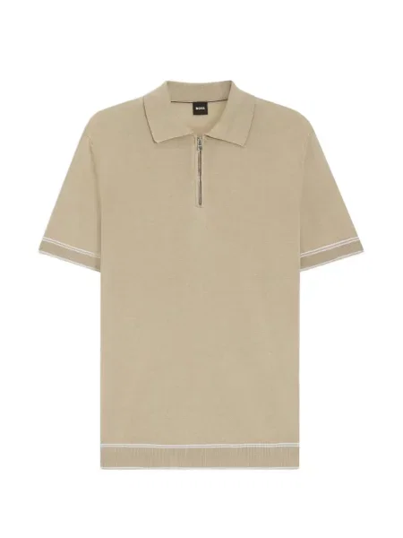 Tricou polo Boss tricotate