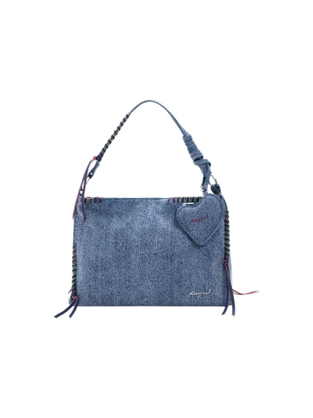 Crossbody torbica Desigual modra