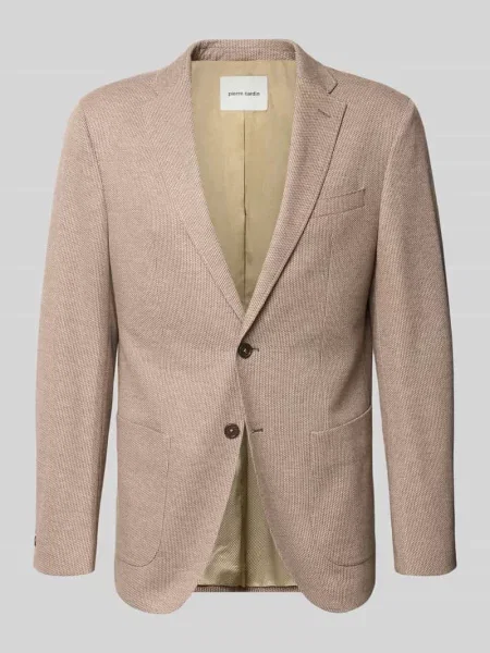 Drobno fakturowana marynarka na 2 o kroju slim fit model Michel' Pierre Cardin