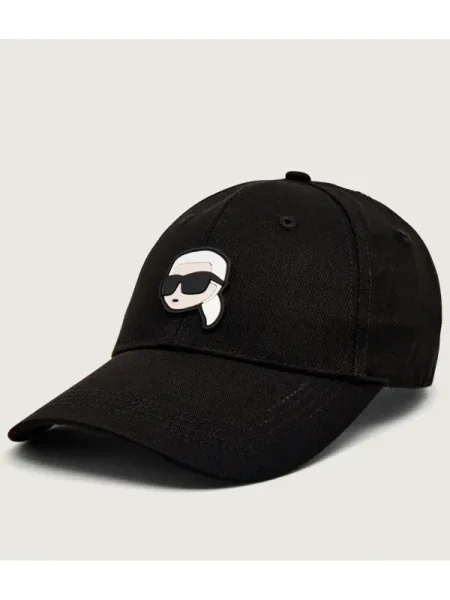 Karl Lagerfeld Șapcă baseball Ikon negru
