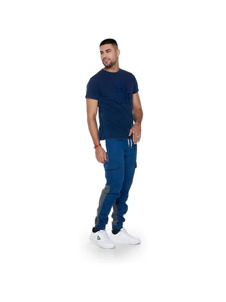 Tričko Leone 1947 s krátkymi rukávmi modrá
