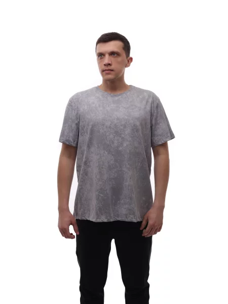 Футболка STREAM світло-сірий віскоза/поліестер сіра