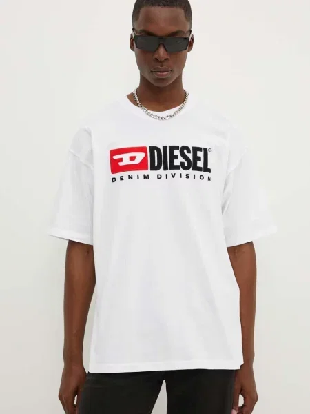 Diesel tričko T-BOXT-DIV bílé