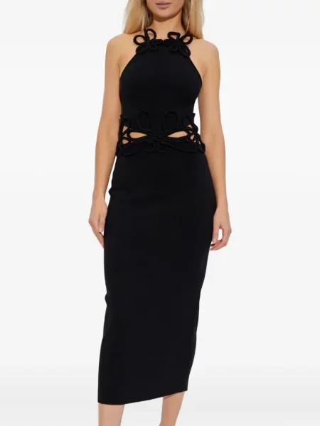 Sukienka midi Cult Gaia do kolan garniturowa czarna