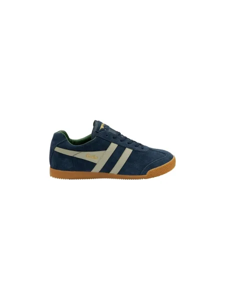 Pantofi Gola din piele de căprioară albastru
