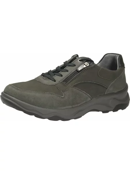 Sneakersy Waldläufer skórzane czarne
