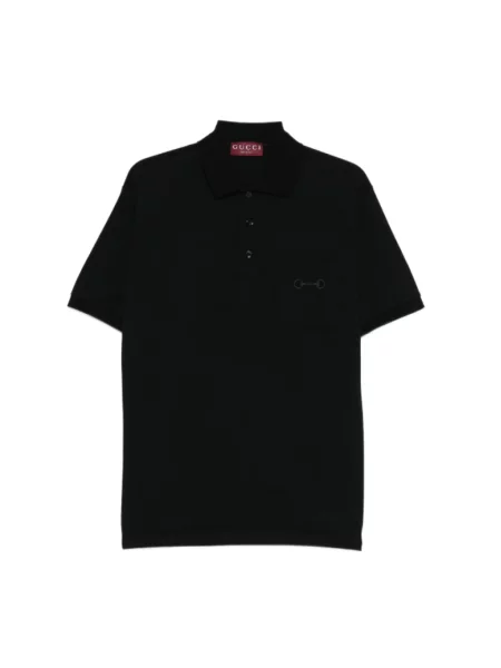 Koszulka polo Gucci czarna