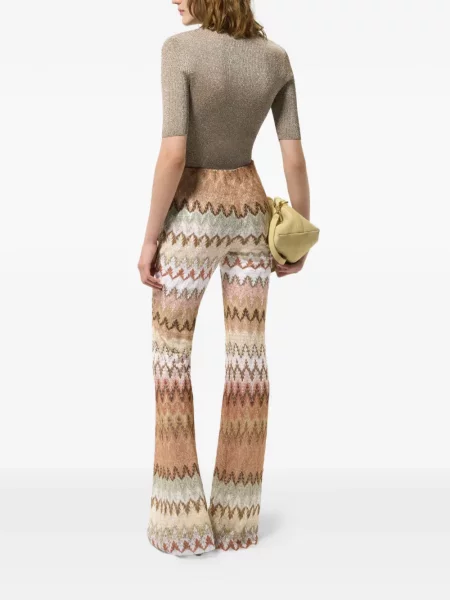 Pantaloni Missoni tricotate evazate