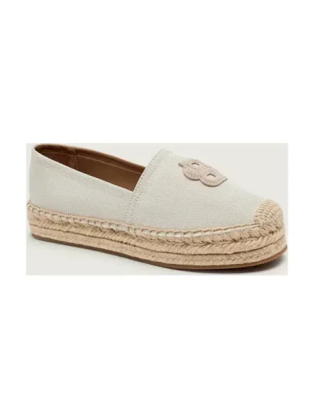 BOSS BLACK Espadrile Madeira_Slon_CVBBHF cu adaos de piele bej