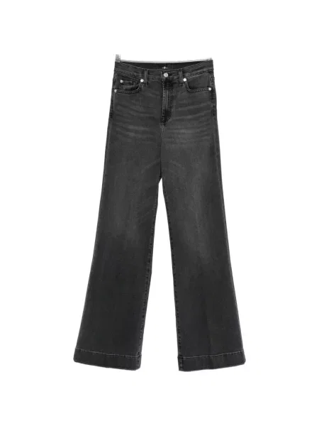 Blugi cu picior larg 7 For All Mankind negru