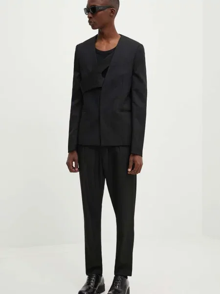 Heliot Emil marynarka wełniana czarna