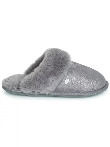 Pantofi Just Sheepskin din piele de oaie gri