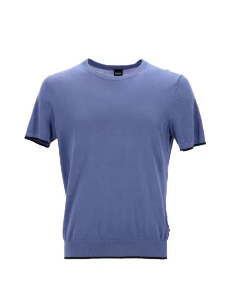 Tricou Boss scurt albastru