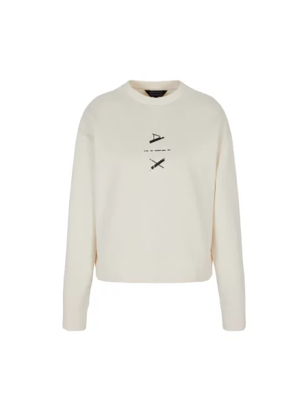 Bluza nierozpinana Armani Exchange biała
