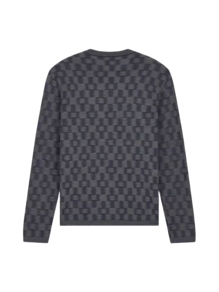 Sweter Emporio Armani wełniany niebieski