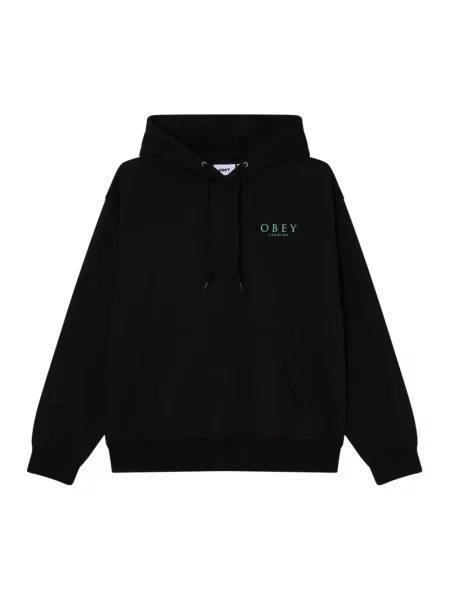 Bluza z kapturem Obey z kapturem czarna