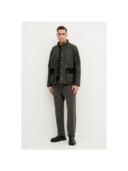 Dzianinowy sweter Barbour szary