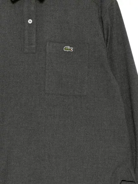 Bluzka Lacoste flanelowa szara