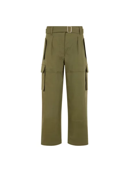 Spodnie cargo Alberta Ferretti zielone