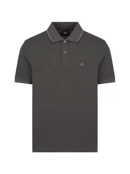 Tricou polo C.p. Company cu autograf gri