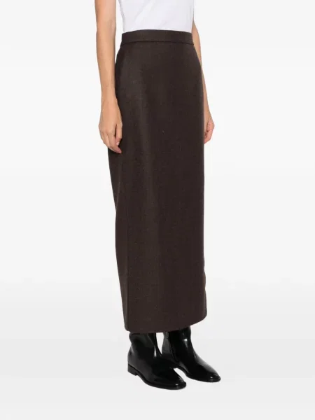 Fustă midi Max Mara maro