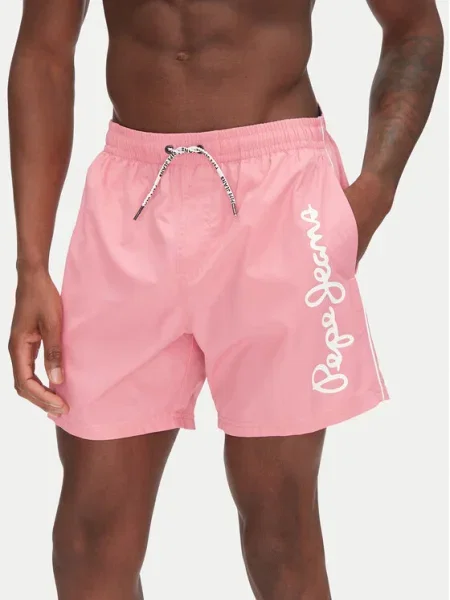 Pepe Jeans Pantaloni scurți pentru înot Logo roz