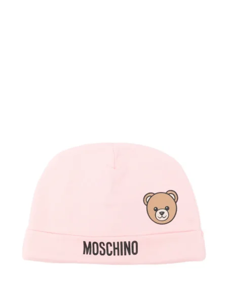 Czapka dziecięca Moschino różowa