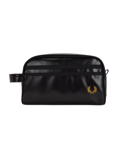 Torba Fred Perry skórzana czarna