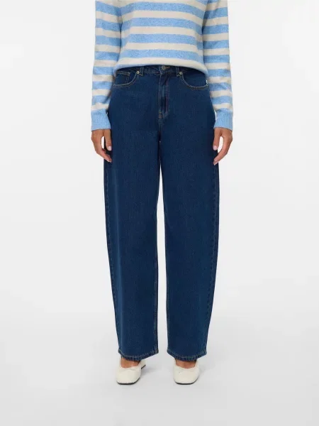 Широкі джинси Vero Moda темно-синій сині