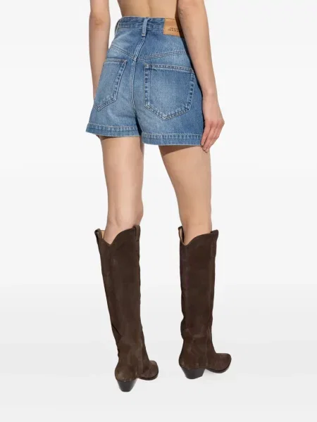 Pantaloni scurți din denim Isabel Marant albastru