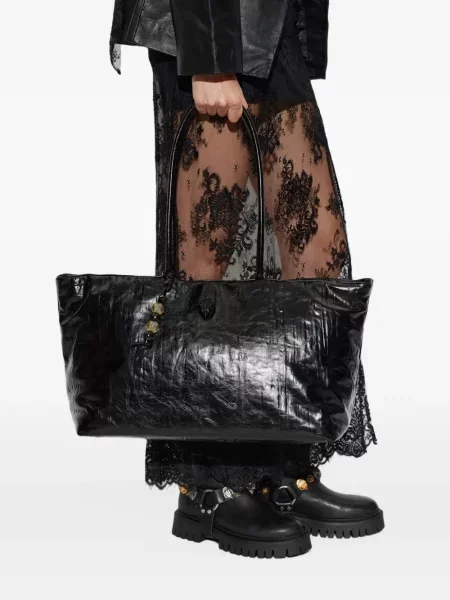 Geantă shopper Kurt Geiger London negru