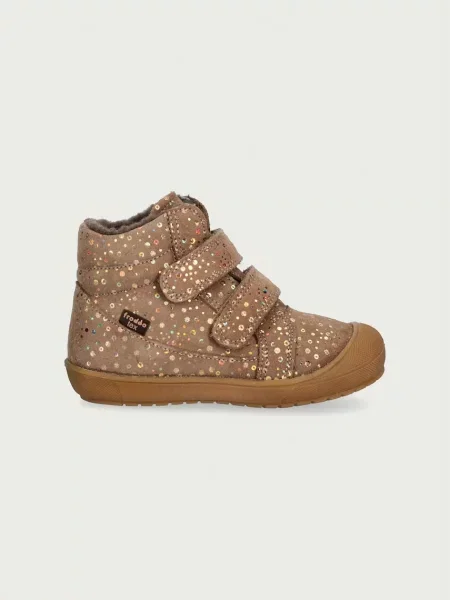 Froddo gyerek bőr téli cipő OLLIE WOOL TEX barna