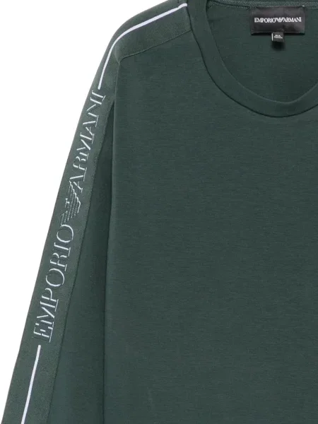 Dětska mikina Emporio Armani zelená