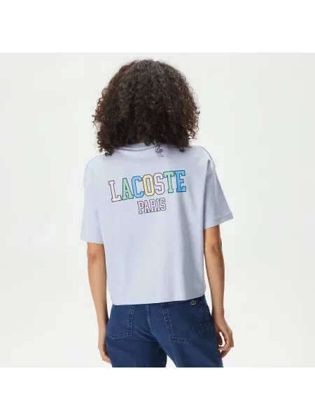 Футболка Lacoste голубая