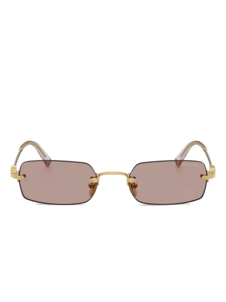 Ochelari de soare Miu Miu Eyewear auriu