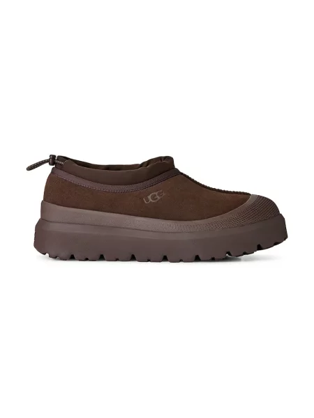 UGG M Tasman Weather Hybrid cizme de zăpadă pentru bărbați din piele întoarsă maro
