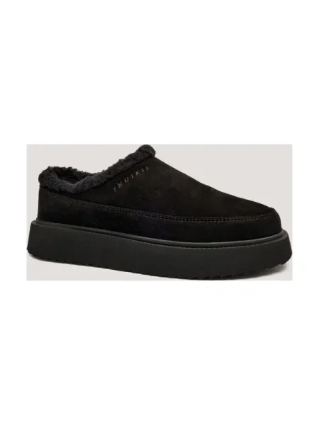 Inuikii velúr papucs Classic Micro fekete