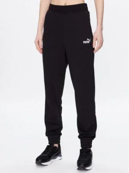 Pantaloni Puma cu broderie negru