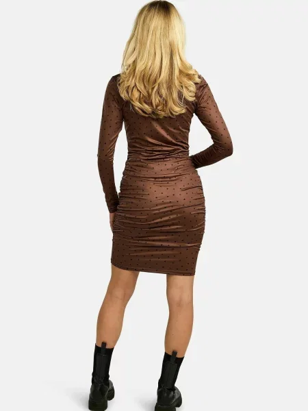 Liberte Essentiel Rochie ALMA-LONG maro