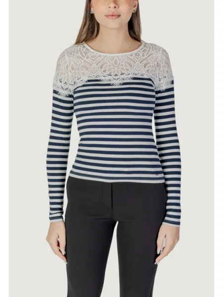 Morgan Bluză Bleumarin alb