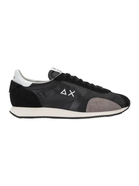 Sneakersy Sun68 skórzane czarne