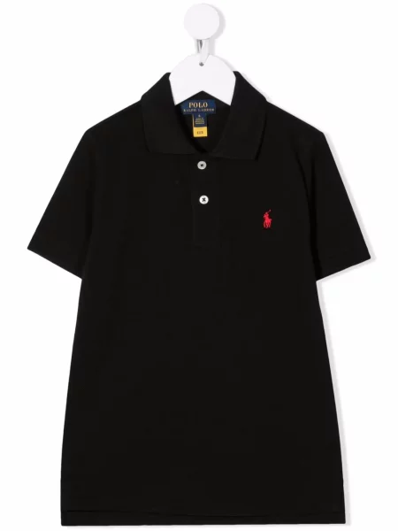 Koszulka polo dziecięca Polo Ralph Lauren czarna