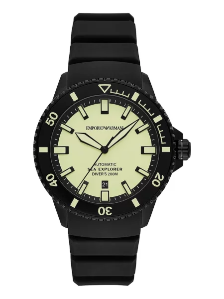 Часовници Emporio Armani черно