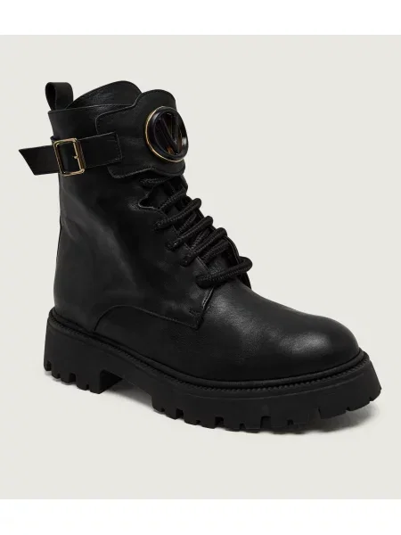 Valentino De piele botine negru