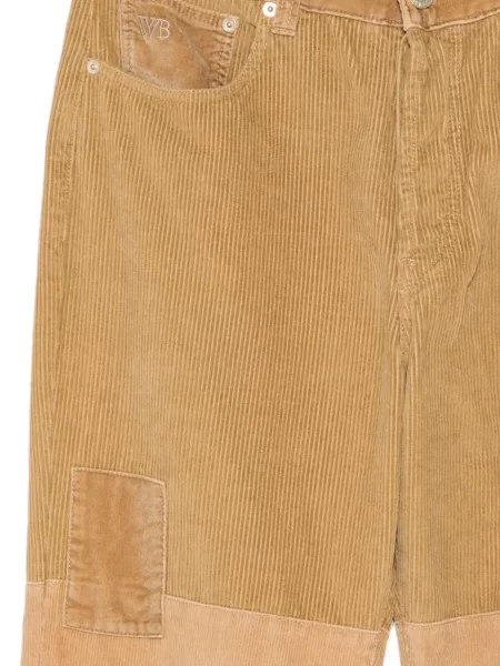 Pantaloni Wales Bonner maro