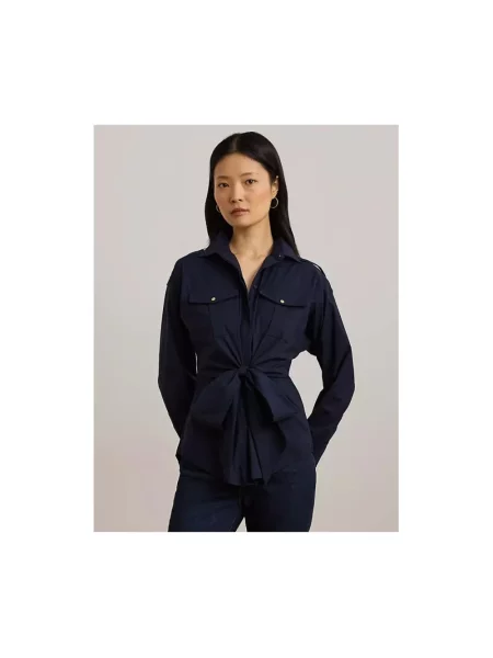 Lauren Ralph Lauren koszula granatowy slim z kołnierzykiem klasycznym